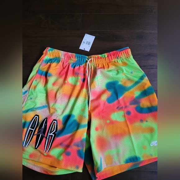 Nike Air Jordan Jumpman Flight MVP Tie Dye Shorts sz 2XL - Picture 2 of 7